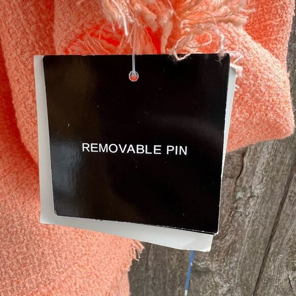 🍄Sag Harbor Plus Size Women's Tweed Blazer Jacket Floral Accent Size 18 (AA1) - Picture 13 of 13